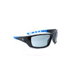 General Electric 04 Series Anti-Fog Impact-Resistant Safety Glasses Smoke Lens Black/Blue Frame 1 pk