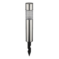 Living Accents Silver Solar Powered LED Bollard Light (Pack of 15)