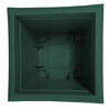 Bloem Dayton Ocean Turtle Green Resin UV-Resistant Square Planter Box 11 H x 15 W x 15 D in.