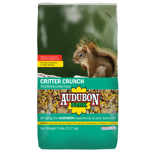Audubon Park Wild Bird Black Oil Sunflower Seed Squirrel and Critter Food 5 lb