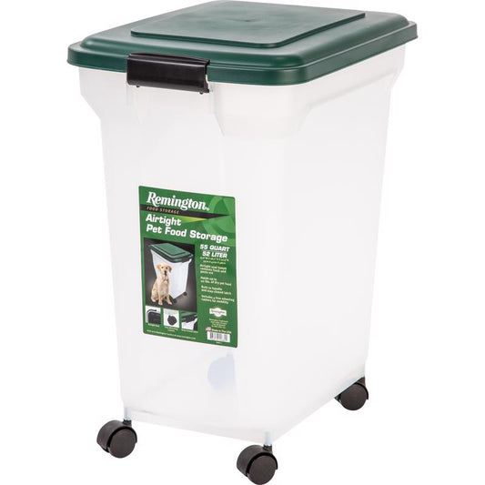 Remington Plastic 55 qt. Pet Food Container For Universal (Pack of 6)