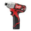 Milwaukee M12 12 V Cordless Brushed Impact Driver Kit 1000 in-lb
