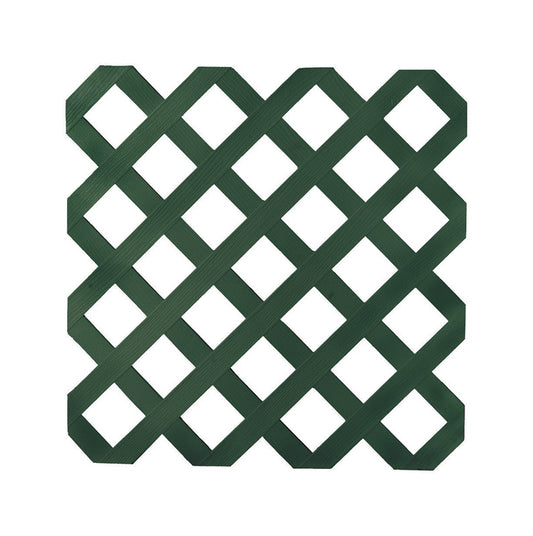 Deckorators 4 ft. W X 8 ft. L Dark Green Plastic Lattice Panel (Pack of 20)