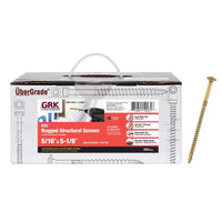GRK Fasteners 5/16 in. in. X 5-1/8 in. L Star Washer Head Self Tapping Structural Screws