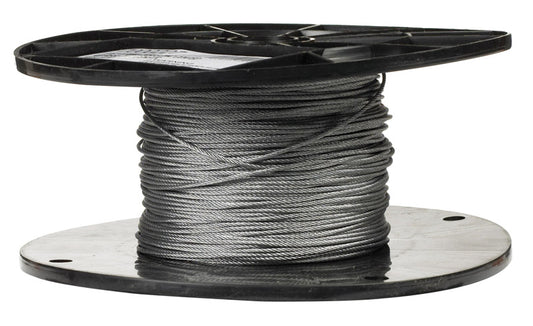Campbell Galvanized Galvanized Steel 1/16 in. D X 500 ft. L Aircraft Cable