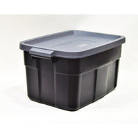 Rubbermaid Roughneck 12.2 in. H x 15.9 in. W x 23.875 in. D Stackable Storage Box (Pack of 6)