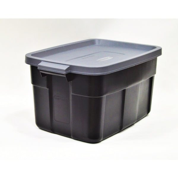 Rubbermaid Roughneck 12.2 in. H x 15.9 in. W x 23.875 in. D Stackable Storage Box (Pack of 6)