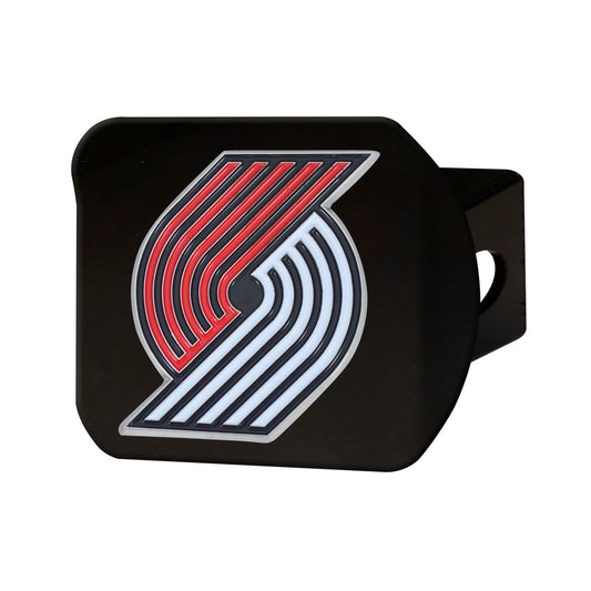 NBA - Portland Trail Blazers Black Metal Hitch Cover - 3D Color Emblem