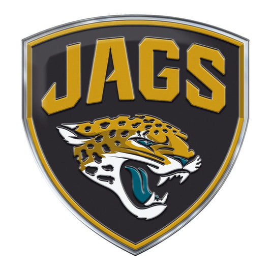 NFL - Jacksonville Jaguars Shield Heavy Duty Aluminum Color Emblem