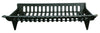 Open Hearth Black Cast Iron Fireplace Grate