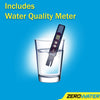 ZeroWater Ready-Pour 10 cups Blue/White Water Filtration Pitcher