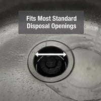 Danco Disposal Genie 2-1/2 in. Black Plastic Garbage Disposal Strainer