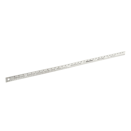 Mayes 36 in. L X 1 in. W Aluminum Straight-Edge Ruler Metric and SAE