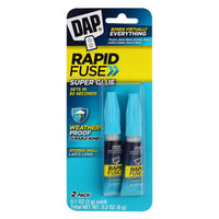Dap Sets 30 Seconds Rapid Fuse All Purpose Adhesive 1 oz. for Interior and Exterior Applications