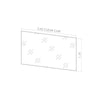 Plastic Shelf Bin Tag Holder 3/16 in. H X 1-3/16 in. W