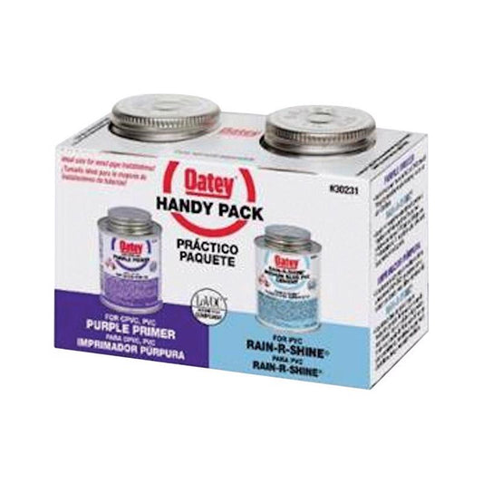 Oatey Handy Pack Blue Primer and Cement For PVC