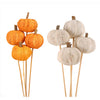 Second Nature Stemmed Pumpkins Tabletop Decor (Pack of 24)