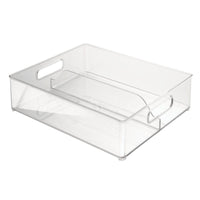 iDesign Clear Storage Bin 4 in. H X 12 in. W X 14.5 in. D Stackable