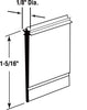 Prime-Line 5.3 in. H X 1-5/16 in. W Clear Framed Shower Door Bottom Seal - Deal of The Week