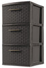 Sterilite 24 in. H x 12.625 in. W x 15 in. D Stackable Storage Unit (Pack of 2)