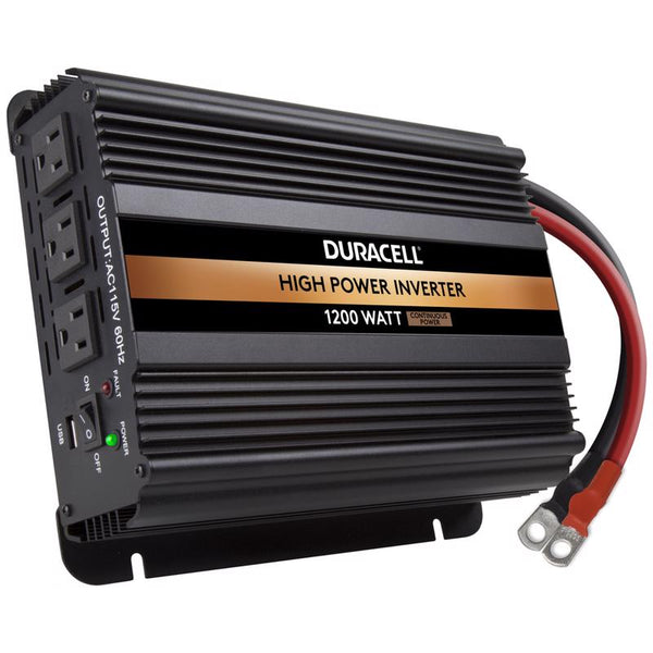 Inversor de corriente Duracell 115 V 2400 W 3 salidas