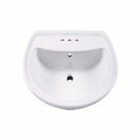 American Standard Cadet Vitreous China Pedestal Sink 20 in. W X 24.5 in. D White