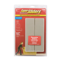 SuperSliders Tan 1-1/2 in. Adhesive Plastic Chair Glide 4 pk