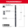 Milwaukee Thunderbolt 3/16 in. X 3-1/2 in. L Black Oxide Drill Bit Round Shank 1 pc