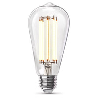 Feit ST19 E26 (Medium) Filament LED Bulb Adjustable White 60 Watt Equivalence 2 pk