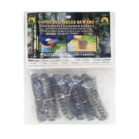 Grow Master Mini Gray Stainless Steel Plant Support Gopher Basket 6 L x 4 W in.