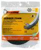 Frost King Black Rubber Foam Weather Seal For Doors and Windows 10 ft. L X 0.19 in.