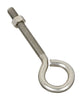 National Hardware 3/8 in. X 5 in. L Stainless Steel Eyebolt Nut Included