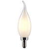 Satco CA10 E12 (Candelabra) Filament LED Bulb Warm White 40 Watt Equivalence 1 pk