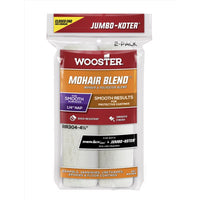 Wooster Jumbo-Koter Mohair Blend 4 1/2 in. W X 1/4 in. Mini Paint Roller Cover 2 pk - Open Box