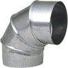 Imperial 7 in. Dia. x 7 in. Dia. Adjustable 90 deg. Galvanized Steel Stove Pipe Elbow (Pack of 8)