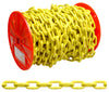 Campbell Pd0725027 3/16 X 100' Yellow Poly Proof Coil Chain Reel