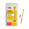 GRK Fasteners UberGrade No. 9  x 4 in. L Star Trim Head Steel Construction Screws 50 pk