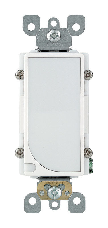 Leviton White Automatic Plug-In Decora Tamper-Resistant LED Guide Light 120V ac 6000K
