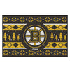 NHL - Boston Bruins Holiday Sweater Rug - 19in. x 30in.