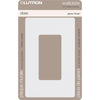 Lutron Claro White 1 gang Plastic Wall Plate 1 pk