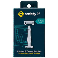 Safety 1st White Plastic Drawer Latches 7 pk - Open Box