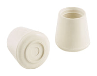 Shepherd Rubber Leg Tip White Round 3/4 in. W 4 pk (Pack of 6)