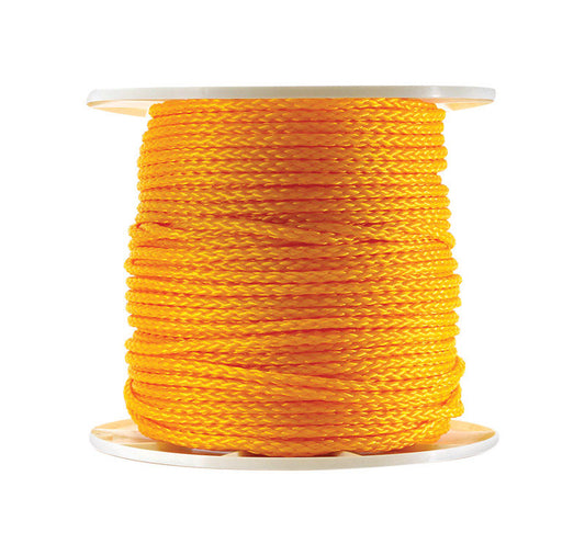 Koch 5/16 in. D X 600 ft. L Yellow Hollow Braided Poly Rope