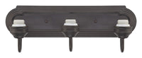 Westinghouse 3-Light Oil Rubbed Bronze Gray Wall Sconce