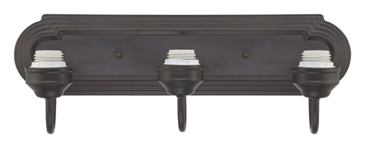 Westinghouse 3-Light Oil Rubbed Bronze Gray Wall Sconce