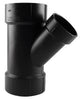 Charlotte Pipe 2 in. Hub X 1-1/2 in. D Hub ABS Wye