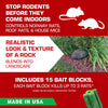 Tomcat Rockscape Bait Station and Bait Blocks For Mice and Rats 1 pk