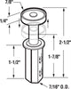 Prime-Line Mill Silver Nylon Guide Wheel 2 pc