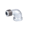 STZ Industries 3/8 in. FIP each X 3/8 in. D MIP Galvanized Malleable Iron 90 Degree Street Elbow