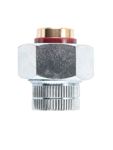 Unión dieléctrica de latón galvanizado para soldar B&amp;K ProLine de 3/4 pulg. FIP x 1/2 pulg. D